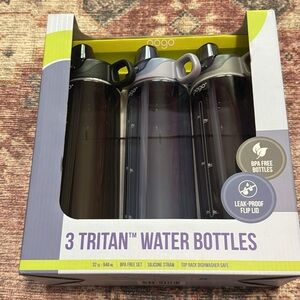New Set of 3 Tritan Water Bottles